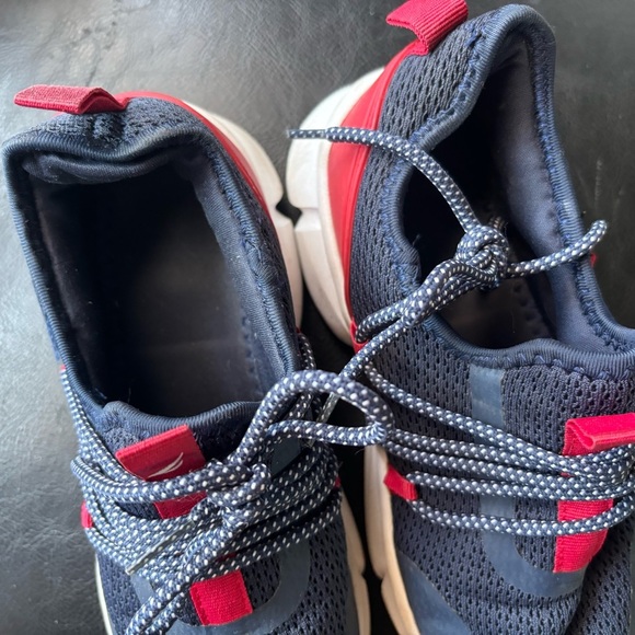 Kids Nautica Eriko Lace-up Sneakers Size 6 Comfy Navy Blue/Red - Picture 5 of 14